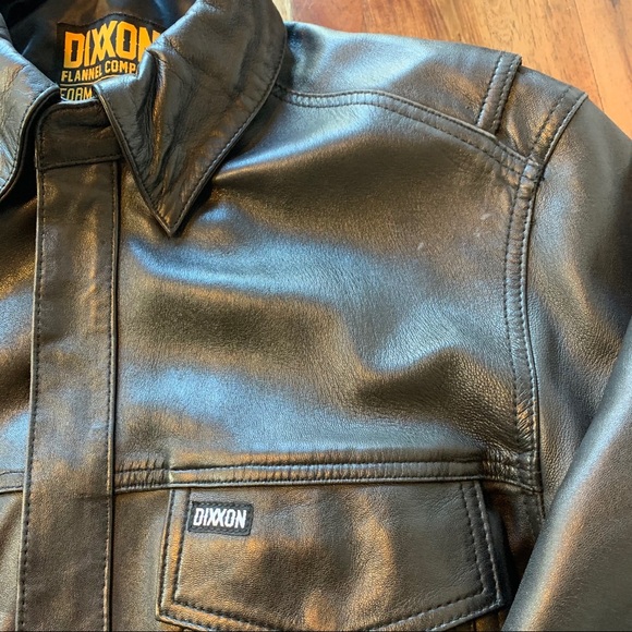 Dixxon Flannel Leather Shirt 